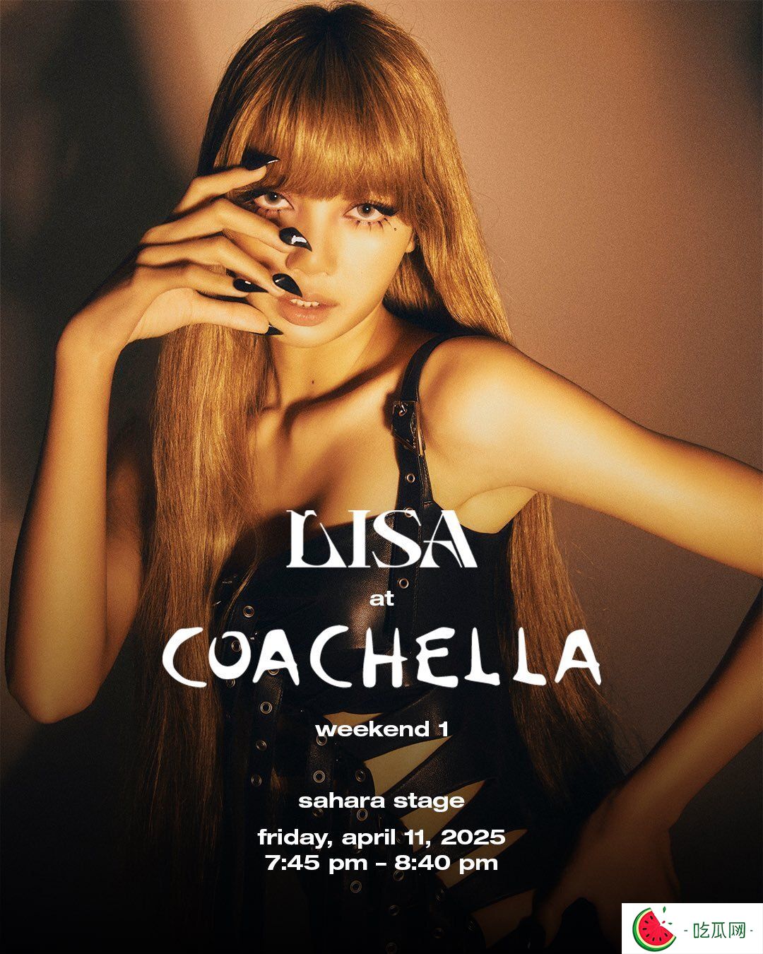 Lisa登Coachella音樂節“電臀舞”殺瘋了！Rosé臺下嗨跳被觀眾捕獲