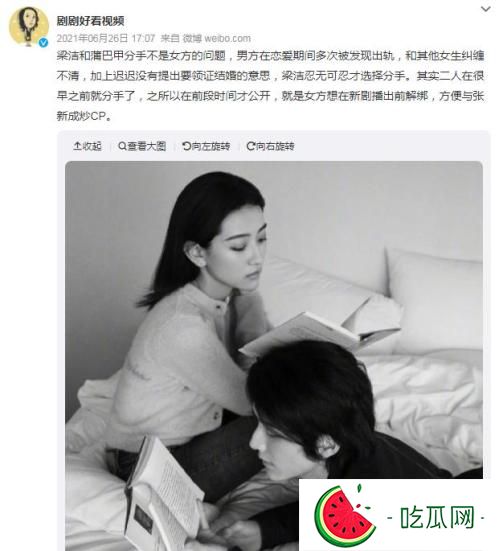 梁潔蒲巴甲什么時候分手的？分手真正原因深扒